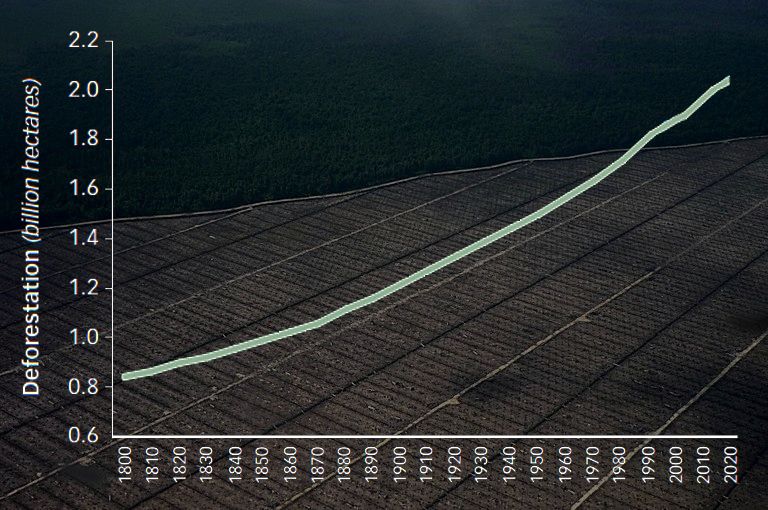 Global Deforestation, 1800-2015